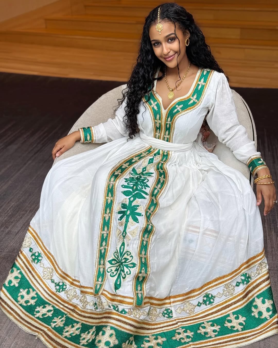 MELKAM YE FASIKA BEAL YADEREGELEN 🙏🏾🙏🏾🙏🏾It’s not me it’s the dress💚👑 @mebaeta_ Contacts us: +1 (202) 913-7837 / +251 92 911 1644