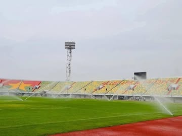 Breaking News 🚨🚨🚨The construction of the biggest Stadium in West Africa is almost done . The official launching is on June 2nd . @ibrahimtraore1984 has completed the construction of the biggest footba...