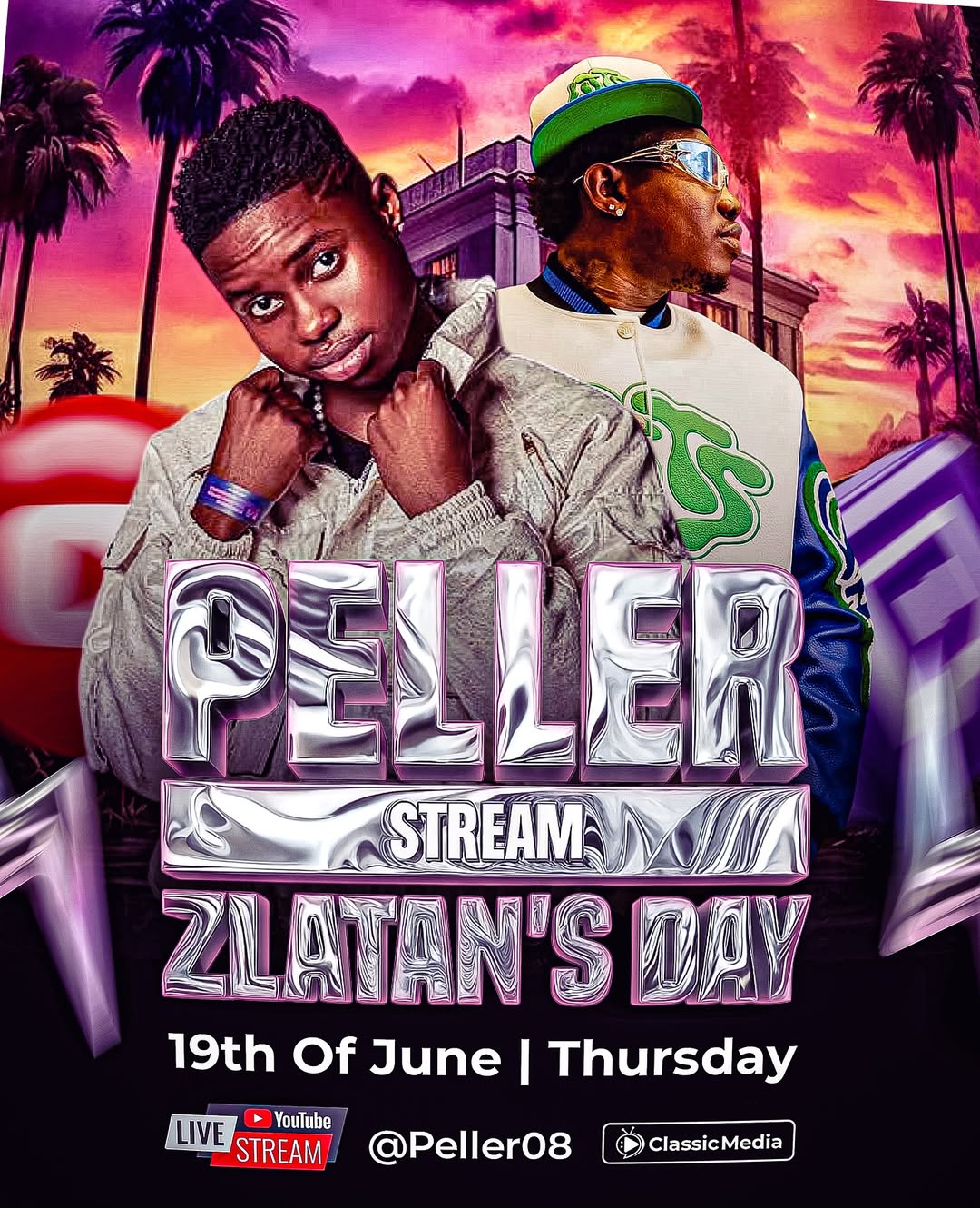 Itβs Zlatan Day, and Peller is turning up the stream!Donβt miss the vibe!@peller089