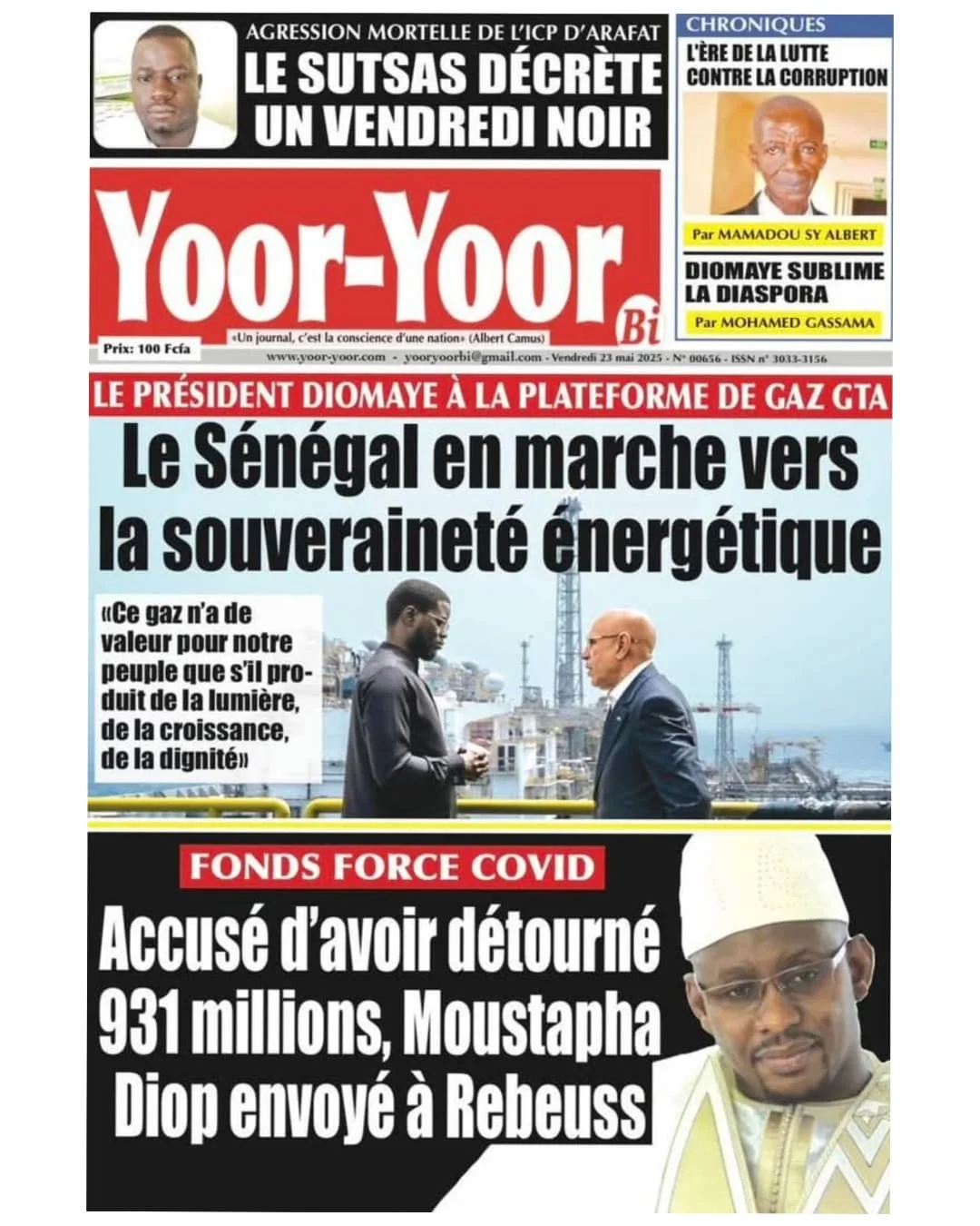 🔴[𝗦𝗘𝗡𝗘𝗚𝗔𝗟] 🇸🇳 : Unes des journaux de Vendredi 23 Mai 2025.#RevueDePresse____________________________________________@dakar_snap #election2024 #MackySall #presidentielle2024 #senegalaise #senegal🇸🇳 #da...