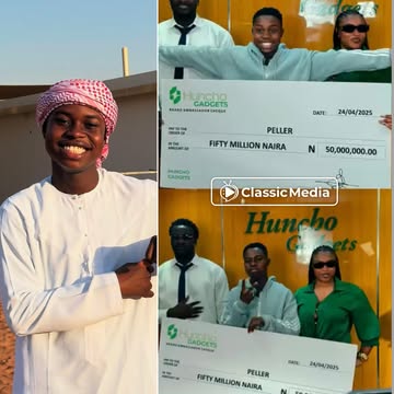 Peller Bags ₦50M Ambassador Deal with @hunchogadgetstore @peller089 #explore #explorepage #classicmedia01