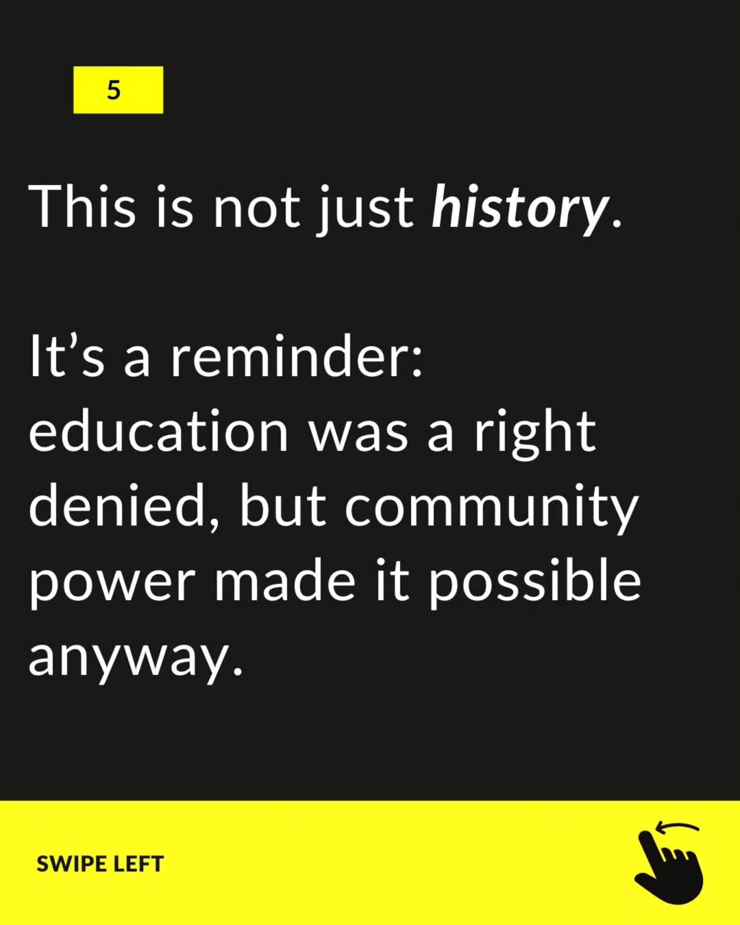 Did you know that during the dark days of SEGREGATION in the United States, Black families were forced to pay TAXES that built schools their own children could not enter? While white children sat in s...