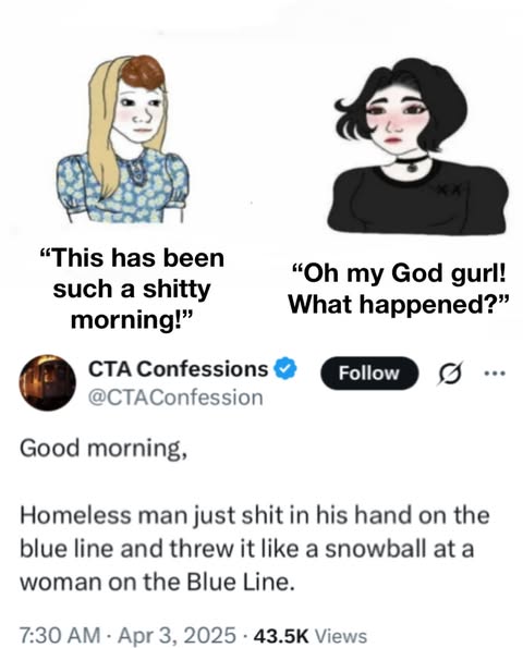 This definitely qualifies as a sh!tpost. I mean your day might be going bad but it’s probably not going this bad. Happy Friday!!!!-🌭 FOLLOW 🕳️ SHARE 🌭 -#dankmemes #edgymemes #darkhumor #offensivememes...