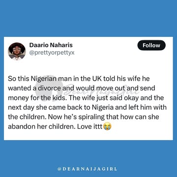 What are your thoughts on this? I will reserve my comment until I hear from you my ladies Please share your thoughts in the comments, i will be reading#nigerianwomen #nigerianmen #marriage #dearnaijag...
