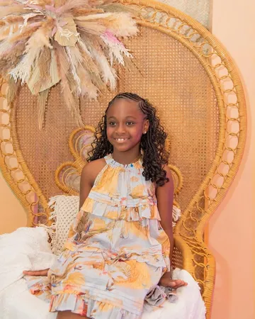 Davido's second babymama, Amanda shares beautiful photos from their daughter, Hailey Adeleke's 8th birthday party