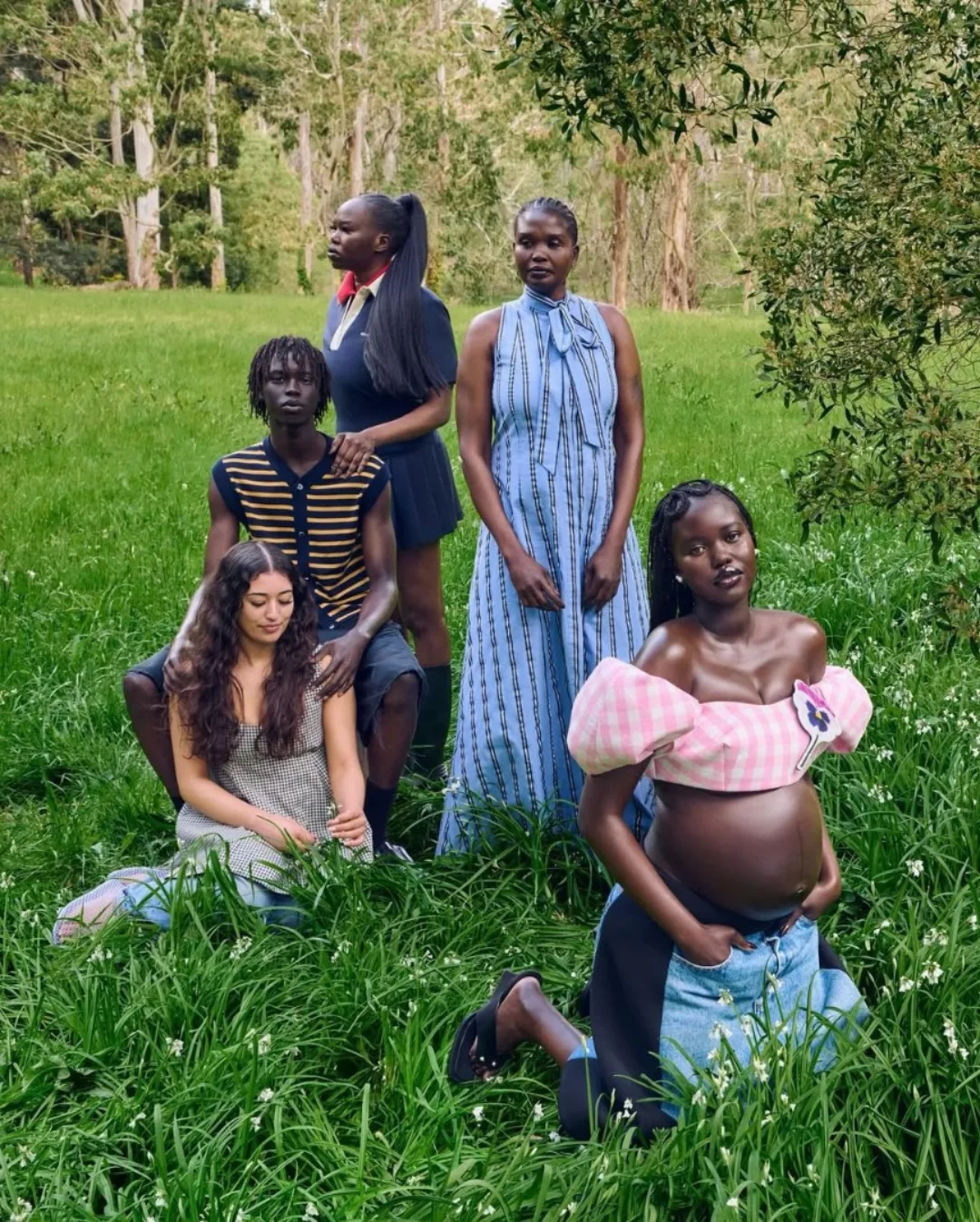Adut Akech and her lover Samuel Khier capture lasting memories for Vogue Australia. 📸: @jesse_lizotte#africanfolder