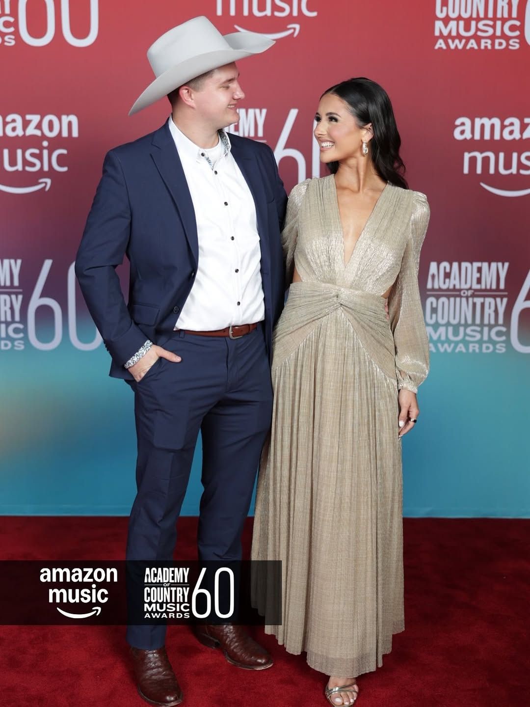 ACM Awards were an absolute DREAM!!!!!!✨ Cute date- @willallman18 Hair- @bylaurenparker Makeup- @muamadelinecope #acmawards #amazonmusic