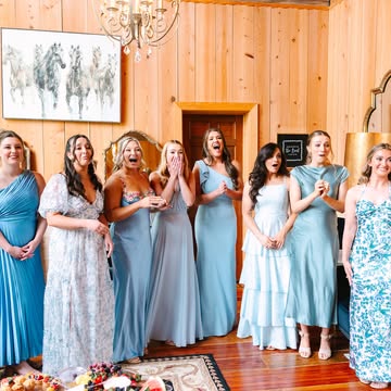 The Girls & The Guys🤍 Our people we call friends but really they’re family. Couldn’t have been more happy to stand next to these people on our wedding day! #wedding #wedding2024 #wedding2025 #springwe...