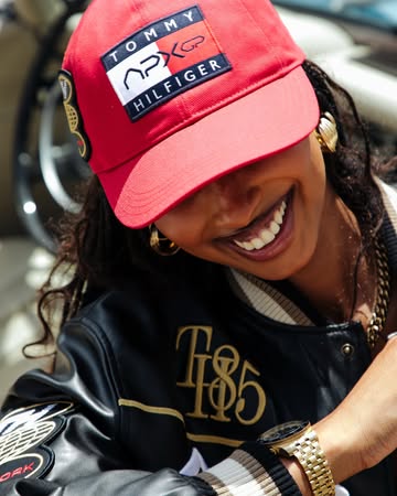 Had the honor to be styled by @tommyhilfiger for their exclusive collab collection with @f1movie #tommyfamily #F1TheMovie 🏎️💨Tommy dowwnnnn all the way to the jewelry ✨ F1 movie in theaters June 27thS...