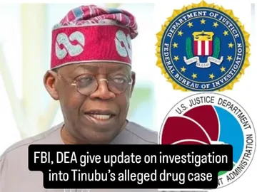FBI, DEA give update on investigation into Tinubu’s alleged drug caseThe Federal Bureau of Investigation (FBI) and the Drug Enforcement Administration (DEA) have said that their searches for investiga...