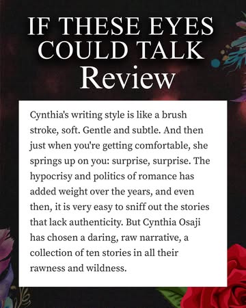 That’s just one line from an incredible review of If These Eyes Could Talk on Medium, and I’m still blushing.This story started as a whisper in my chest — and now, it’s speaking loudly through the hea...