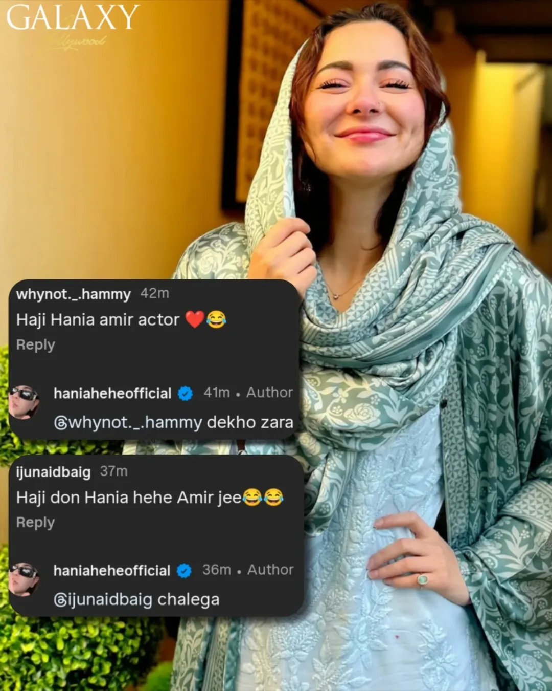 Hania Aamir fans cheekily grant her the Haji title now that she's performed Hajj. #HaniaAamir