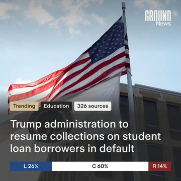 The Department of Education will resume collections on defaulted federal student loans beginning May 5, ending a pause in place since March 2020.⁠⁠According to the department, only 38% of borrowers ar...