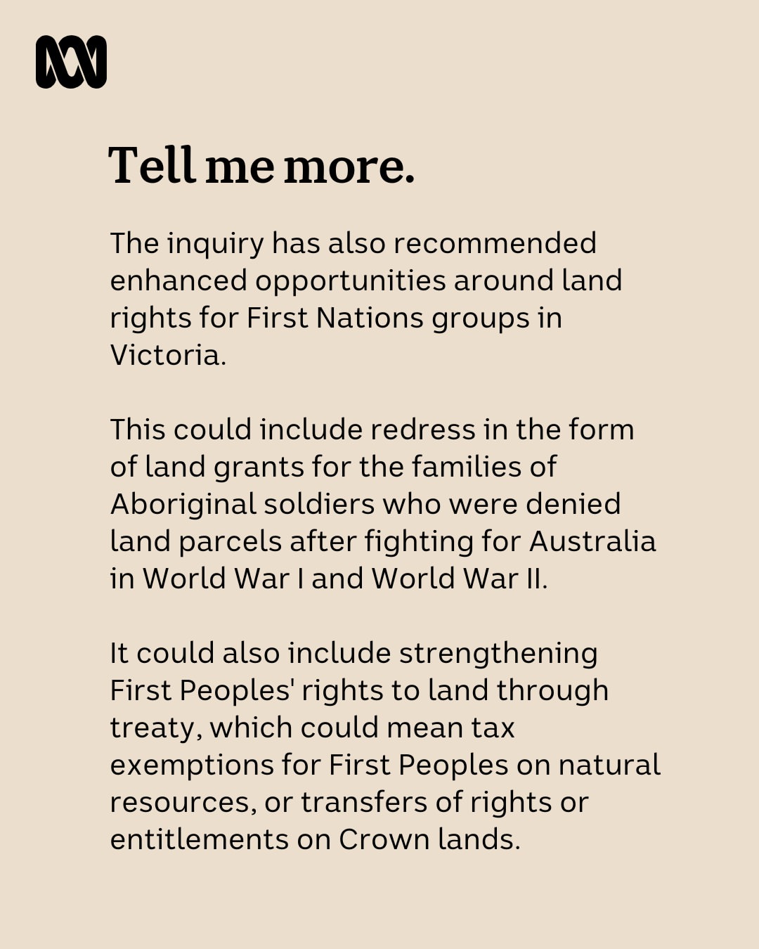 Australia's first formal truth-telling inquiry has found crimes against humanity and genocide were committed against Aboriginal people in Victoria, and has recommended that Victorian First Peoples be ...