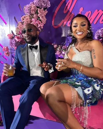 Guests at Chioma Adeleke's 30th birthday party