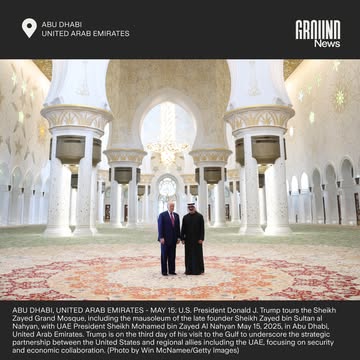 President Donald Trump concluded a multi-nation trip to the Middle East on Friday, announcing a slate of large-scale economic agreements with Saudi Arabia, Qatar, and the UAE. ⁠⁠In Saudi Arabia, he si...