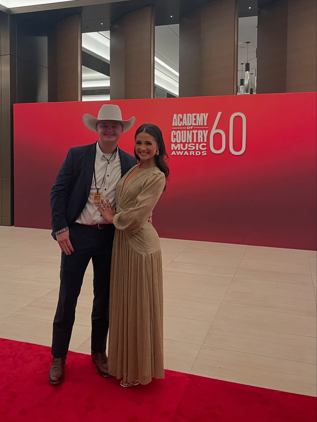 ACM Awards were an absolute DREAM!!!!!!✨ Cute date- @willallman18 Hair- @bylaurenparker Makeup- @muamadelinecope #acmawards #amazonmusic