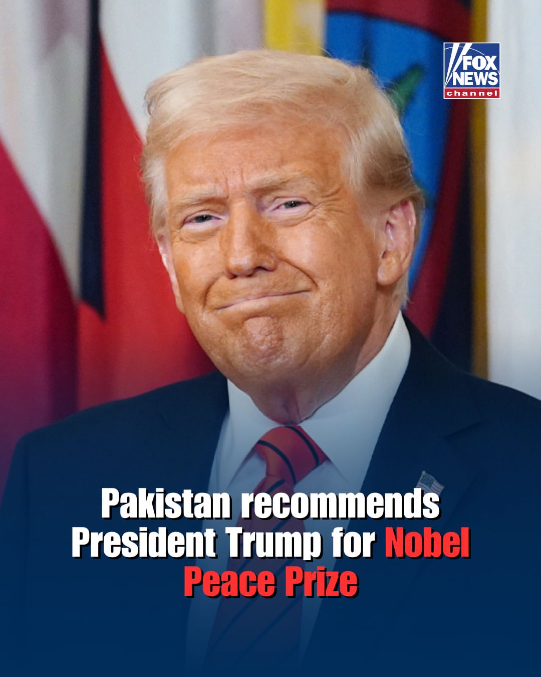 Pakistan formally nominated President Trump for the 2026 Nobel Peace Prize “in recognition of his decisive diplomatic intervention and pivotal leadership during the recent India-Pakistan crisis.”
