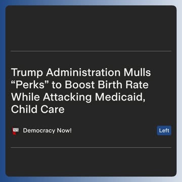 President Trump responded favorably to reports of a proposed $5,000 “baby bonus” for women who give birth, telling reporters, “Sounds like a good idea to me.” The proposal, first reported by The New Y...