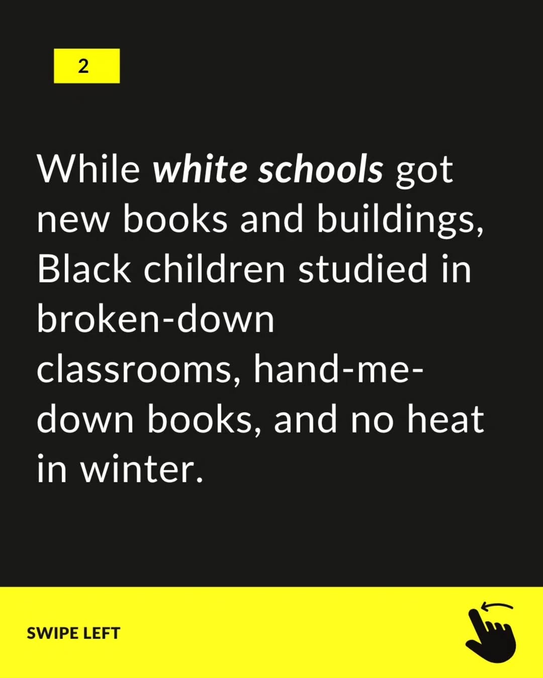 Did you know that during the dark days of SEGREGATION in the United States, Black families were forced to pay TAXES that built schools their own children could not enter? While white children sat in s...