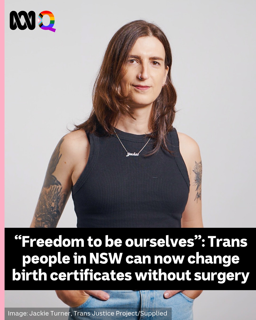 The largest package of LGBTQIA+ reforms in NSW history comes into effect today, including new birth certificate laws for trans people. ✍️: @schafted for @abcqueer 📬: Get the latest from ABCQueer strai...