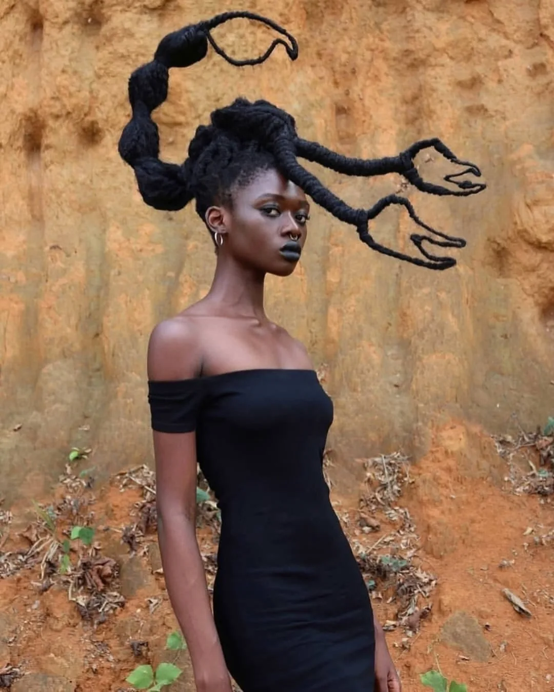 Laetitia Ky, a feminist artist from Ivory Coast, creates stunning art using her own hair. With wire and thread, she sculpts it into detailed, sketch-like designs.Inspired by traditional African hairst...