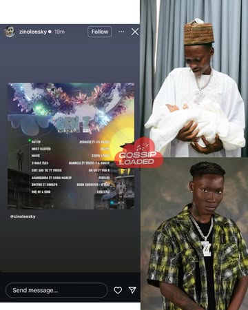 Zinoleesky finally unveiled track list to his Gen Z album. 🙆🏾‍♂️🏃🏾‍♂️🏃🏾‍♂️🏃🏾‍♂️Which song are you looking forward to?