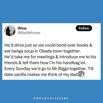 To the fathers that show up and show out, may we meet them, may we love them, and may they be in our lives💙Happy Good Friday sistersDid you have a father that showed up? #dearnaijagirl #fathers #niger...