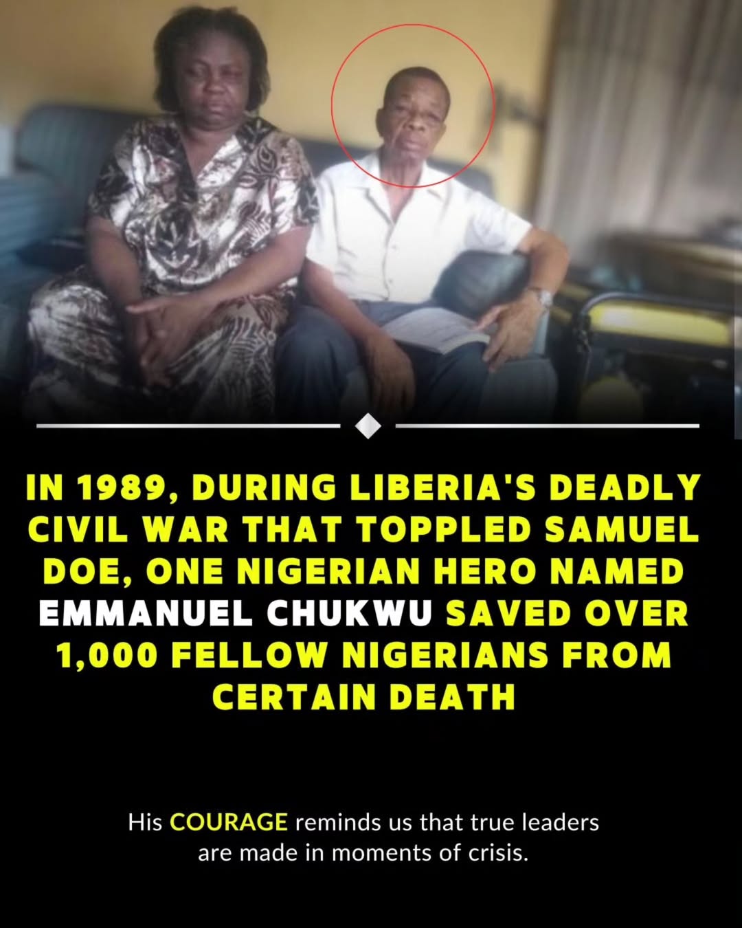 HISTORY holds countless forgotten HEROES, and EMMANUEL CHUKWU is one of them. In 1989, when LIBERIA plunged into brutal chaos that brought down SAMUEL DOE, this one NIGERIAN MAN risked everything to R...