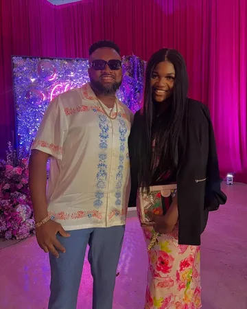 Guests at Chioma Adeleke's 30th birthday party