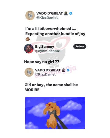 Kizz Daniel Melts Hearts as He Reveals the Name of His Unborn Child#instablog9jaGists #TrendingStory #Awareness #StayUpdated
