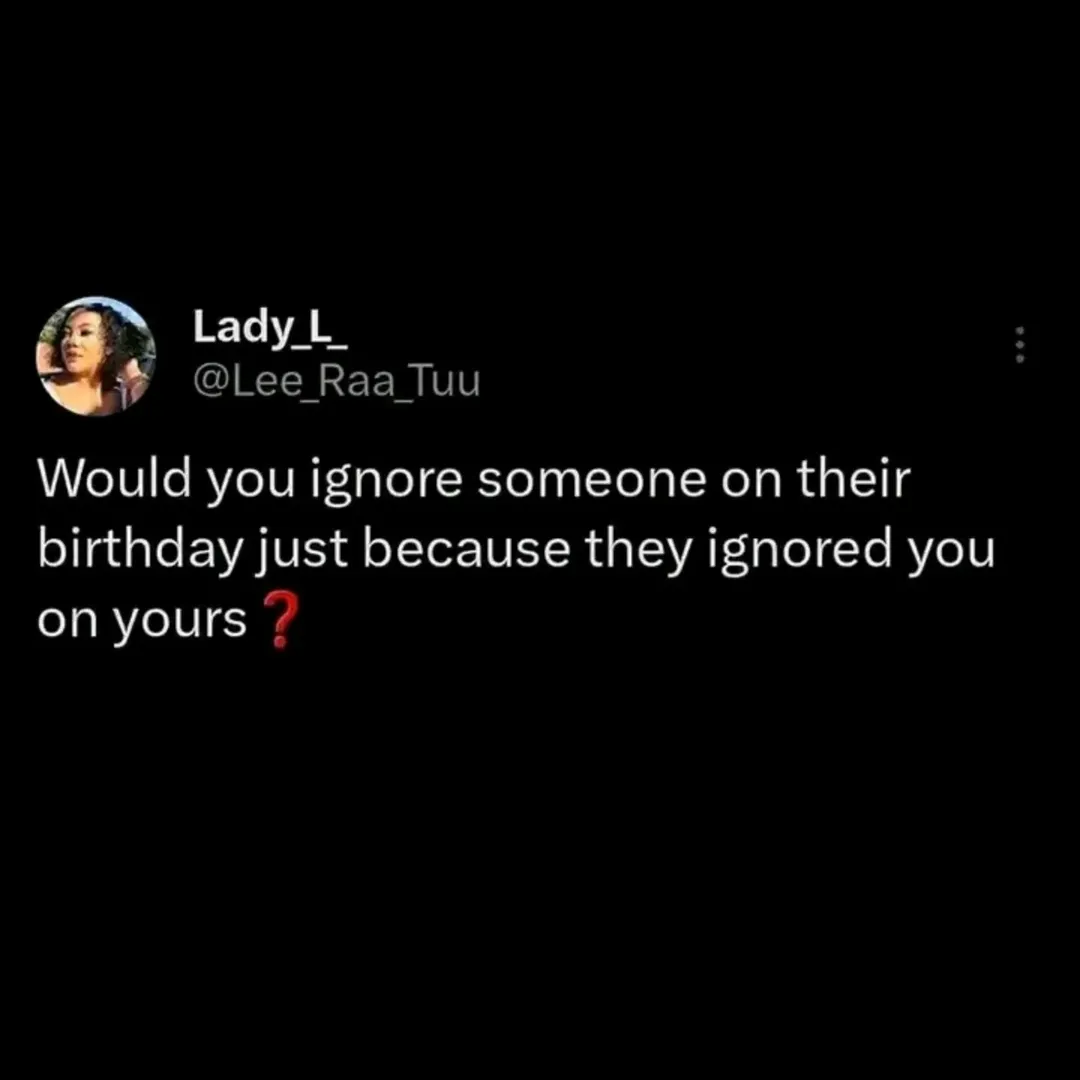 Would you?