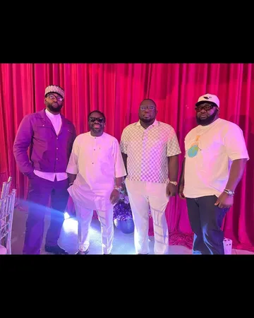 Guests at Chioma Adeleke's 30th birthday party