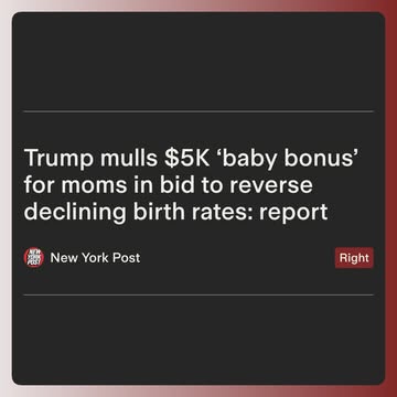 President Trump responded favorably to reports of a proposed $5,000 “baby bonus” for women who give birth, telling reporters, “Sounds like a good idea to me.” The proposal, first reported by The New Y...