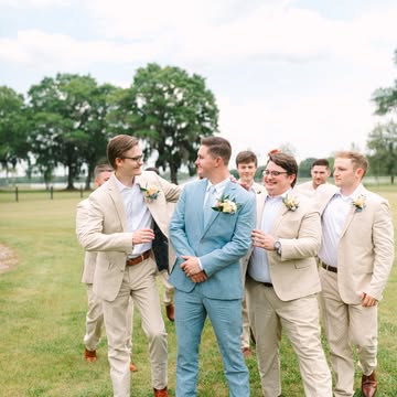 The Girls & The Guys🤍 Our people we call friends but really they’re family. Couldn’t have been more happy to stand next to these people on our wedding day! #wedding #wedding2024 #wedding2025 #springwe...