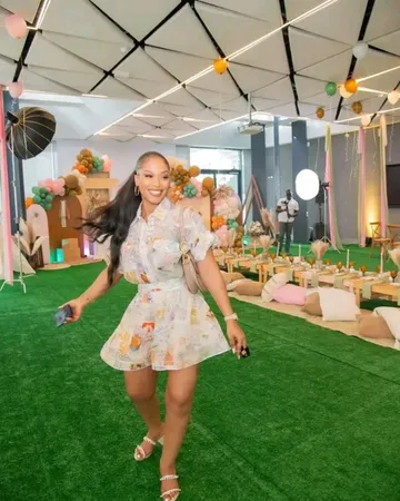 Beautiful photos of Davido's second daughter, Hailey Adeleke and her mother, Amanda at her 8th birthday party