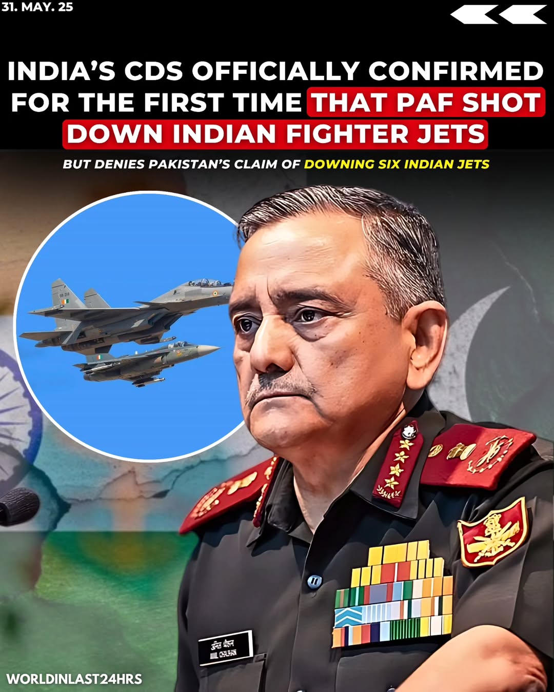 In a significant development, India's Chief of Defence Staff, General Anil Chauhan, has publicly acknowledged that Indian fighter jets were lost during the recent conflict with Pakistan, known as Oper...
