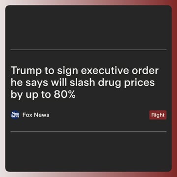 President Trump announced plans to sign an executive order aimed at reducing U.S. drug prices by implementing a 