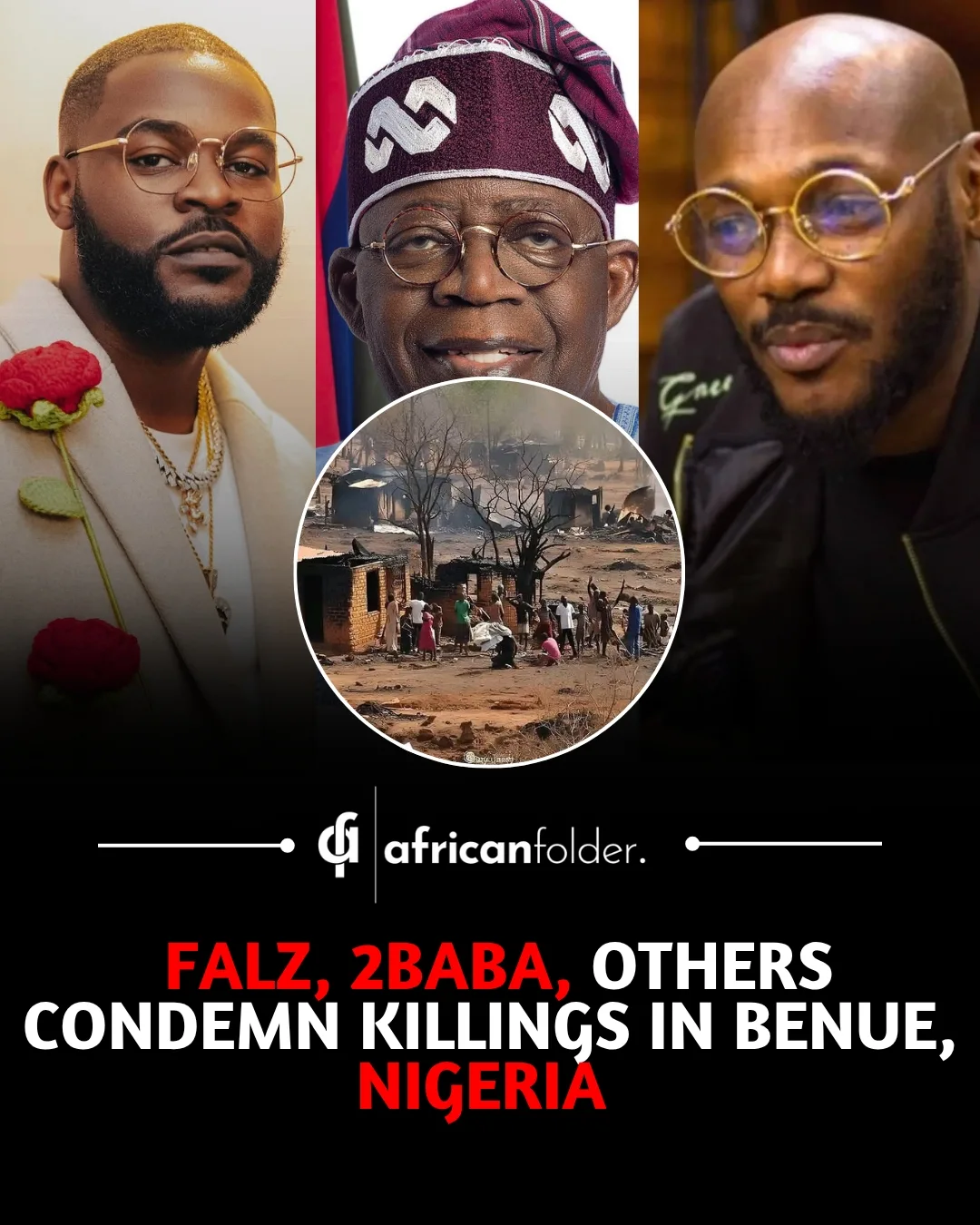 Over 200 people lost their lives in Nigeria on Sunday, June 14, 2025, as bandits stormed a village in Benue State, reigniting long-standing violence in the region.In response, Nigerian stars like 2Bab...