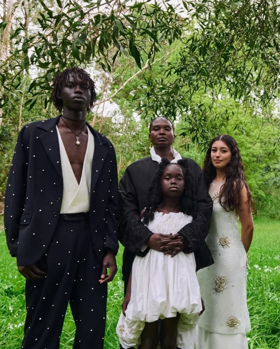 Adut Akech and her lover Samuel Khier capture lasting memories for Vogue Australia. 📸: @jesse_lizotte#africanfolder