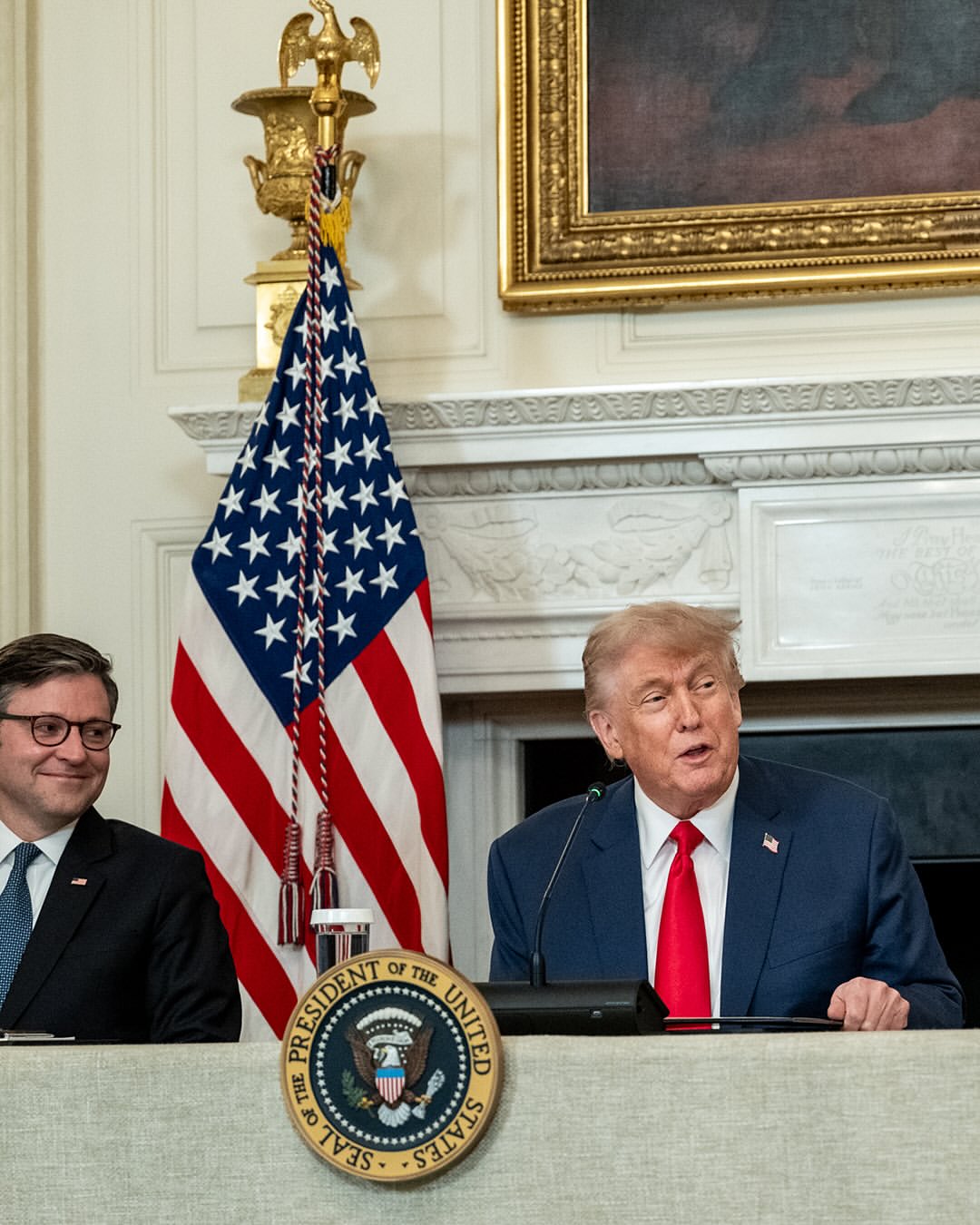 INVEST IN AMERICA 🇺🇸President Donald J. Trump joined business leaders and lawmakers to discuss “Trump Accounts” in the One, Big, Beautiful Bill, providing every newborn American child a $1,000 tax-def...