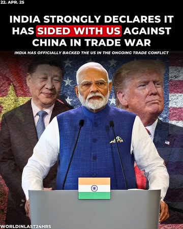 India's decision to side with the United States in the ongoing trade war against China marks a significant shift in its foreign and economic policy. This move comes as both countries have been involve...