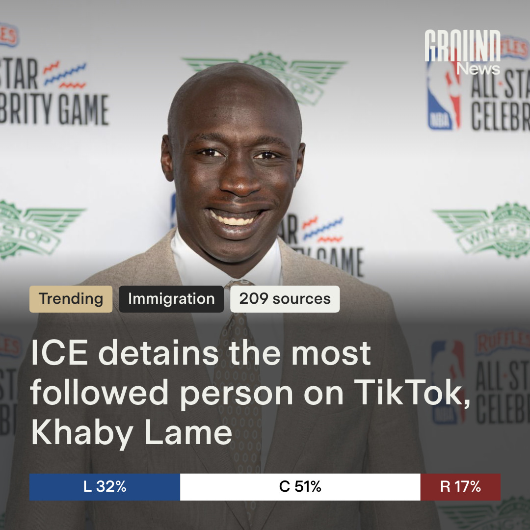 U.S. Immigration and Customs Enforcement detained Khaby Lame, the most-followed TikTok creator, at Harry Reid International Airport in Las Vegas on Friday. ⁠⁠ICE stated that Lame, an Italian citizen o...