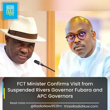The Minister of the Federal Capital Territory, Nyesom Wike, says suspended Rivers State Governor Siminalayi Fubara has begun making moves to reconcile. Speaking in Abuja on Monday… Continue reading at...