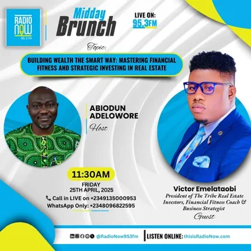 Today on #MiddayBrunch with Abiodun Adelowore (@ifesapo).Guest: Victor Emelataobi Listen Live @ 11:30 am on Radio Now 95.3FMOnline @ thisisRadioNow.com📞 Call LIVE on 09135000953WhatsApp Only: 08096822...