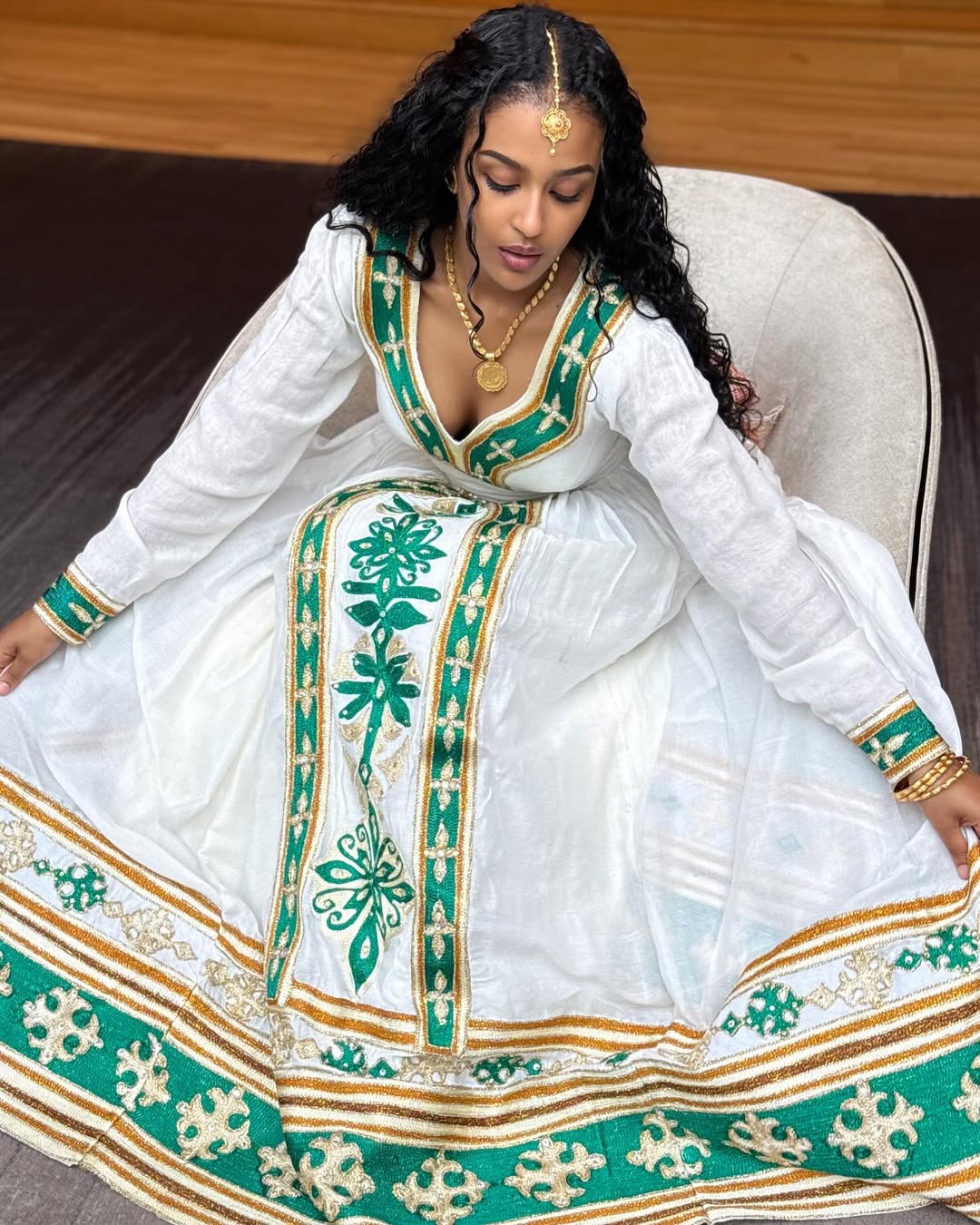 MELKAM YE FASIKA BEAL YADEREGELEN 🙏🏾🙏🏾🙏🏾It’s not me it’s the dress💚👑 @mebaeta_ Contacts us: +1 (202) 913-7837 / +251 92 911 1644