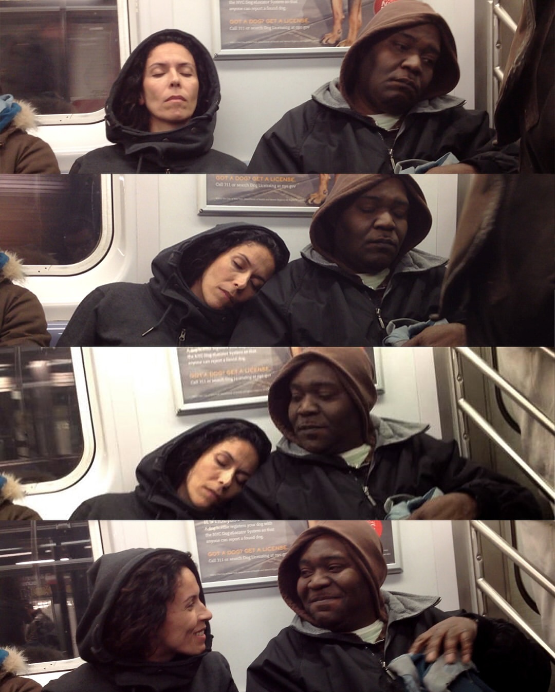 “It Felt Like I Knew You” (2012) by George Ferrandi @jumpstarlove In this subtle performance piece, artist George Ferrandi boards the crowded NYC subway during rush hour, waits until the seats are ful...