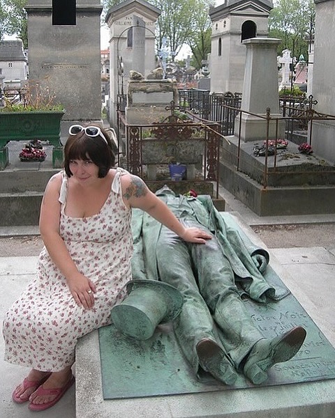 The Story behind the Grave of Victor Noir, Père Lachaise Cemetery, Paris:Victor Noir was a 19th-century French journalist whose tomb became an unlikely symbol of fertility and desire. Sculpted by Jule...