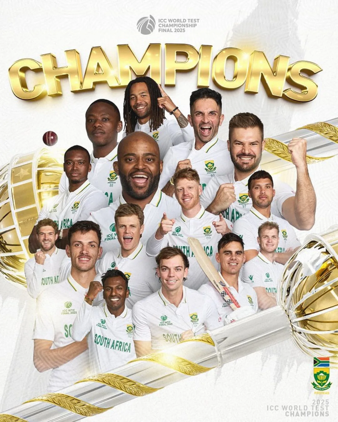 South Africa has made history as the first country to hold both the Rugby and Cricket world titles at the same time.From Siya Kolisi’s Springboks lifting the Rugby World Cup in Paris to the Proteas Wo...
