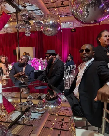 Guests at Chioma Adeleke's 30th birthday party